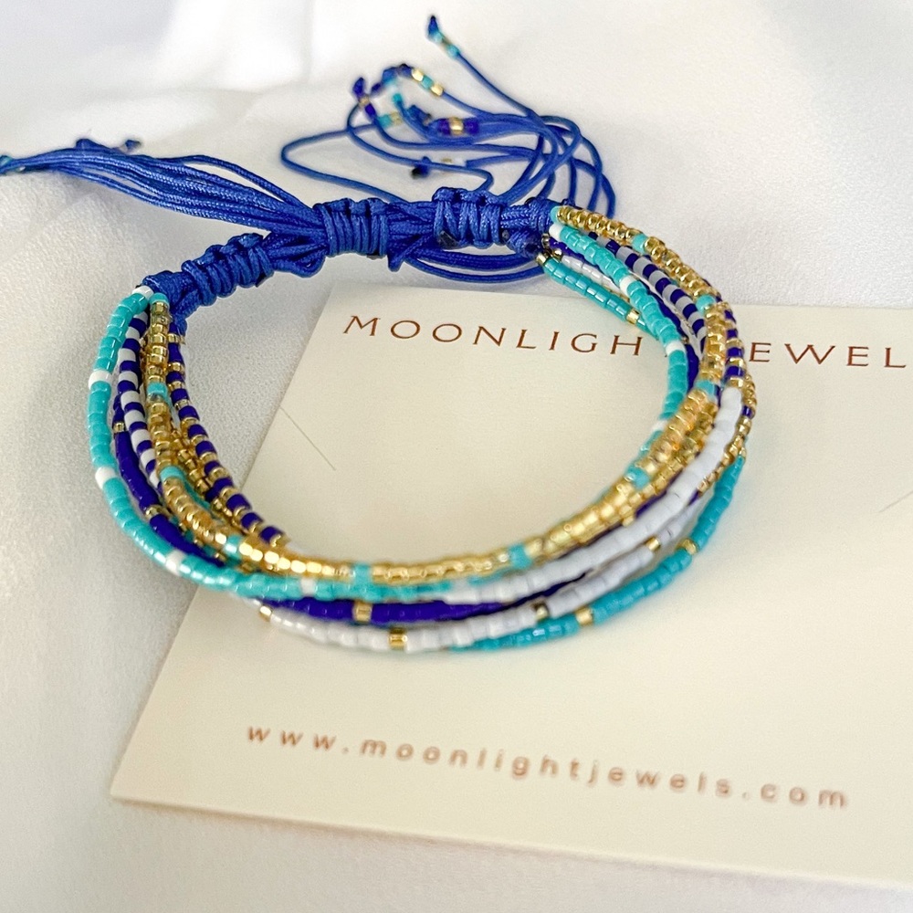 Boutique Multi-Color Crystal Beaded Bracelet